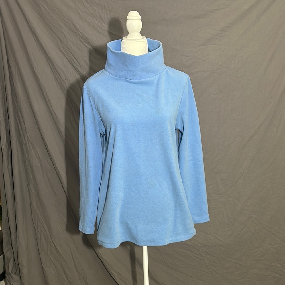 Dudley Stephens Light Blue Turtleneck Sweater